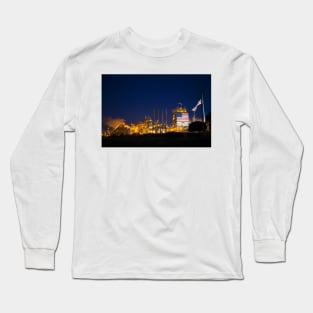 Oil Refinery, California, USA (C021/9297) Long Sleeve T-Shirt